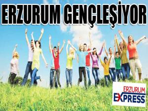 Erzurum gençleşiyor