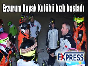 Erzurum Kayak Kulübü hızlı başladı 