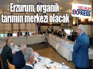 Erzurum, organik tarımın merkezi olacak