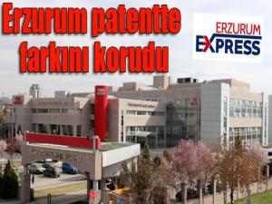 Erzurum patentte farkını korudu