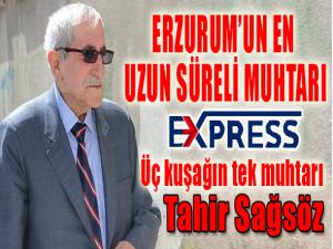  Erzurumun en eski muhtarı 42 yıldır görevde 