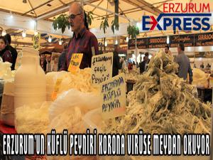 Erzurumun küflü peyniri Korona virüse meydan okuyor
