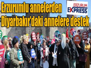 Erzurumlu annelerden Diyarbakır'daki annelere destek