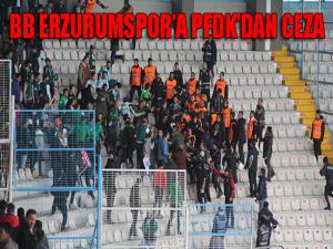Erzurumspor'a PFDK'dan ceza 