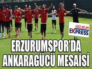 Erzurumspor'da Ankaragücü mesaisi