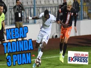 Erzurumspor'dan kebap tadında 3 puan