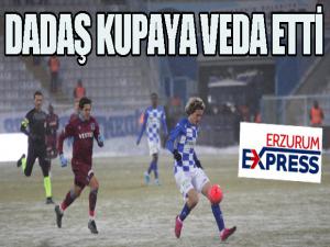 Erzurumspor Türkiye Kupası'na veda etti...