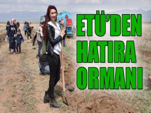  ETÜden mezun olacak öğrencilere hatıra ormanı 