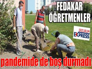 Fedakar öğretmenler pandemide de boş durmadı