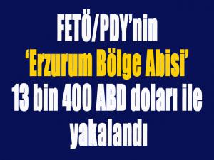 FETÖ/PDYnin Erzurum Bölge Abisi 13 bin 400 ABD doları ile yakalandı