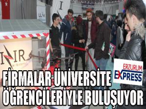 Firmalar üniversite öğrencileriyle buluşuyor