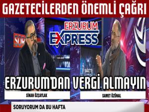 GAZETECİLERDEN VERGİ ALINMASIN ÇAĞRISI 