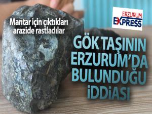 Gökyüzünde görülen gök taşının Erzurum'da bulunduğu iddiası