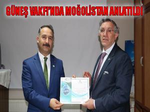 Güneş Vakfında Moğolistan anlatıldı 