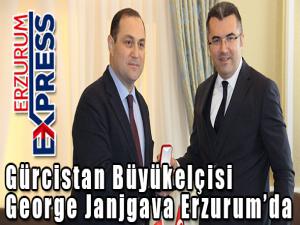 Gürcistan Büyükelçisi George Janjgava Erzurumda