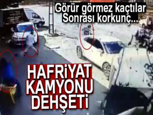 Hafriyat kamyonu dehşeti