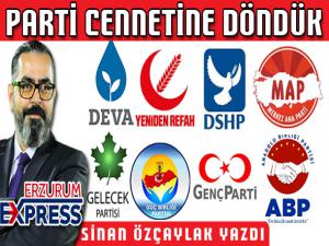 HANİ SİSTEM AZALTACAKTI? PARTİ CENNETİNE DÖNDÜK.