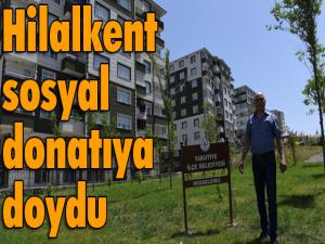 Hilalkent, sosyal donatıya doydu 