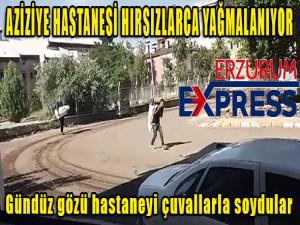 Hırsızlar çuvallarla eski hastaneyi yağmaladı 