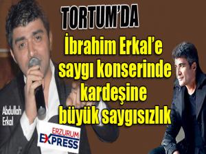 İbrahim Erkale saygı gecesinde Kardeşine büyük saygısızlık