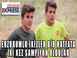 İkiz Sprinterler 1 haftada 2 kez şampiyon oldu 