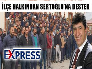 İlçe Halkından Seroğlu'na destek