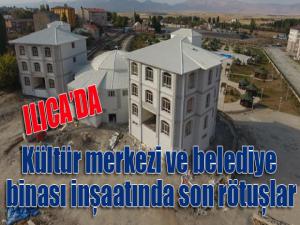 Ilıcada kültür merkezi ve belediye binası inşaatında son rötuşlar