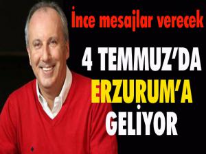 İlk ziyaretini Erzuruma yapacak