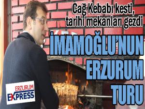 İmamoğlu Erzurumda çağ kebabı kesti