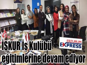 İŞKUR İş Kulübü eğitimlerine devam ediyor