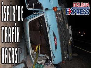 İspir'de trafik kazası