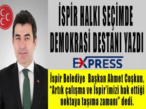 İSPİR HALKI DEMOKRASİ DESTANI YAZDI