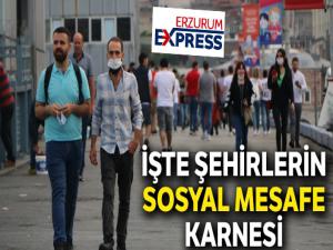 İşte şehirlerin 'sosyal mesafe' karnesi