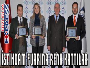 İstihdam fuarına renk kattılar