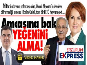 İYİ Parti adayının referansı olan amcası Rasim Cinisli, tam bir FETÖ hayranı çıktı