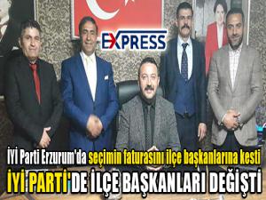 İYİ PARTİ'DE İLÇE BAŞKANLARI DEĞİŞTİ