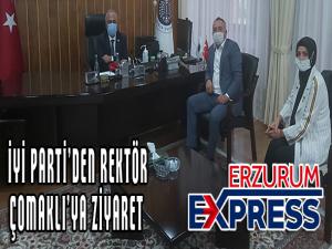 İYİ PARTİ'DEN REKTÖR ÇOMAKLI'YA ZİYARET