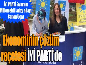 İYİ Parti Milletvekili aday adayı Canan Uçar: Ekonominin çözüm reçetesi İYİ PARTİde