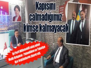 İYİ Parti Milletvekili aday adayı Melih Kırkpınar: Kapısını çalmadığımız kimse kalmayacak