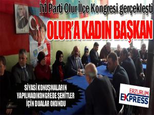 İYİ Parti Olur İlçe kongresi gerçekleşti...