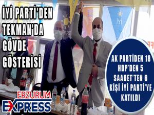 İYİ PARTİ TEKMAN'DA KONGRE HEYECANI 