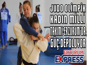 Judo Olimpik Kadın Milli Takımı hazırlıklarına Erzurumda devam ediyor