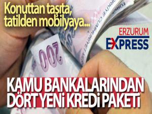 Kamu bankalarından yeni kredi paketi