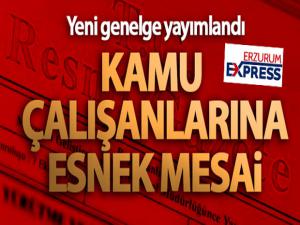 Kamu çalışanlarına esnek mesai geliyor