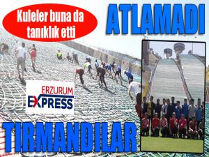 Kayakla Atlama Kulelerinde Atletizm Tırmanma Yarışı