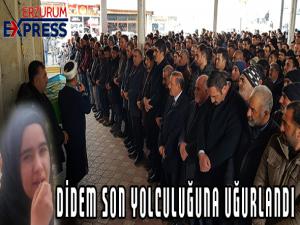 Kaybolduktan 11 gün sonra cesedi bulunan 17 yaşındaki Didem son yolculuğuna uğurlandı