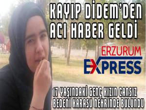 KAYIP DİDEM'DEN ACI HABER