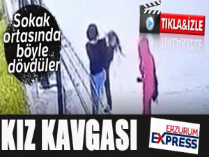 Kızlar arasında kavga...