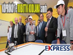 KÖPRÜKÖY'e ROBOTİK KODLAMA sınıfı 