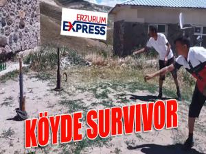 Köyde çocukların Survivor heyecanı